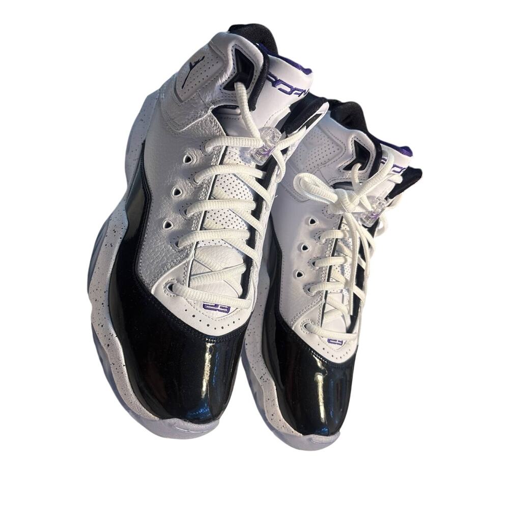 Jordan B'Loyal Nike Size 10 White Space Jams  Court Purple Black NIB 🔥